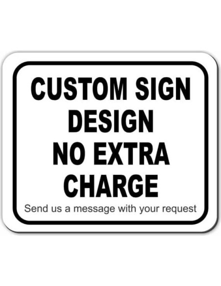 Marcador de Distancia 100 Yardas Work House Signs Aluminio