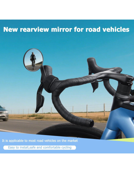 Espejo Convexo para Bicicleta de Carretera PUYUEYAO R3 Izquierda