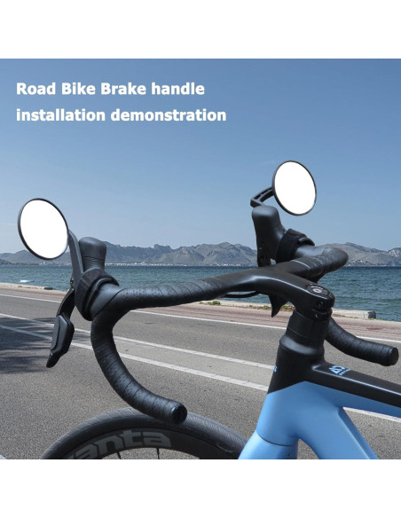 Espejo Convexo para Bicicleta de Carretera PUYUEYAO R3 Izquierda