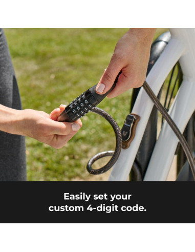 Candado de bicicleta Master Lock 8370D 1.5m combinación personalizable