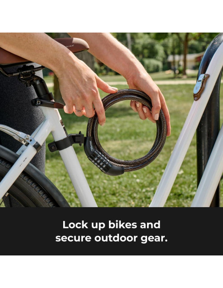 Candado de bicicleta Master Lock 8370D 1.5m combinación personalizable