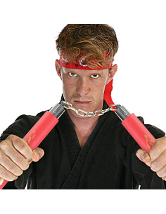 Nunchakus de Espuma TOPOINT para Niños - 31.5 cm, Rojo 2