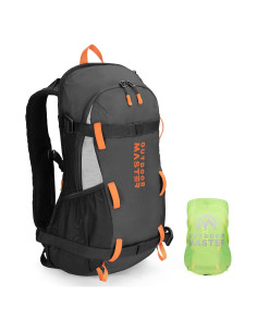 Mochila de Hidratación OutdoorMaster 18L Negra para Esquí y Senderismo