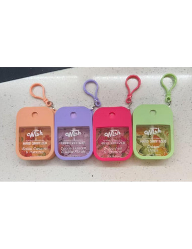 Spray Desinfectante de Manos Wish Set 4 Fragancias 35ML