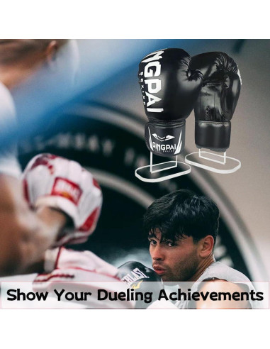 Soporte Vertical para Guantes de Boxeo LITAITAI Acrílico Transparente