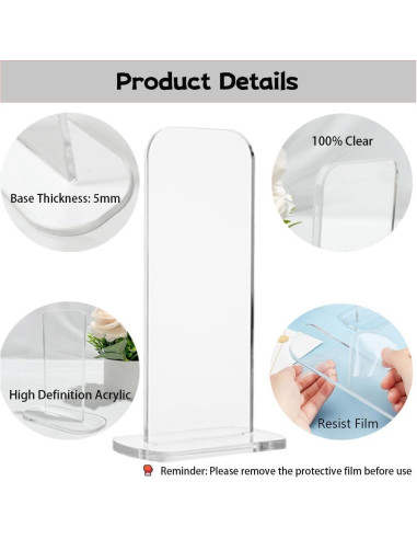 Soporte Vertical para Guantes de Boxeo LITAITAI Acrílico Transparente