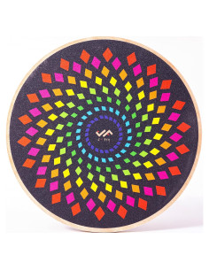Tabla de Equilibrio JFIT 40x40 cm - Madera Inestable 136 kg