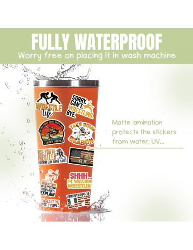 Hoja de Stickers Lucha Libre TAYTA 10pcs Vinilo Impermeable