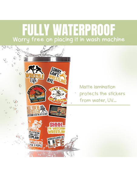 Hoja de Stickers Lucha Libre TAYTA 10pcs Vinilo Impermeable