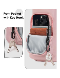 Bolsa Portabotellas de Agua Ceneda Rosa 0.95L 1.18L Aislada 2