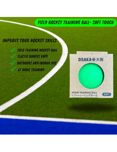Pelota de Entrenamiento de Hockey Osaka - 7.3 cm, Verde, Suave 2