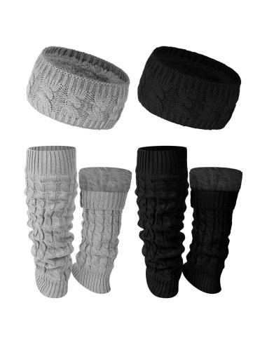 Conjunto de calentadores de piernas y diadema Chuarry - Invierno