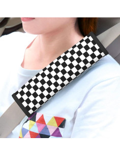 Almohadillas de Cinturón de Seguridad Zelamiee Cuadros 2