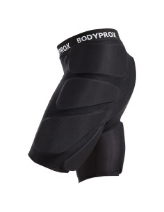 Pantalones Cortos Protectores Bodyprox Mediano Negro para Snowboard