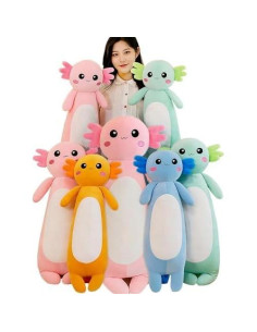 Almohada de felpa axolote rosa 80cm Kekeso para niños 2