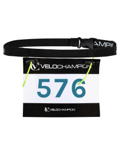 Cinturón de Correr VeloChampion Ajustable para Triatlón y Maratón