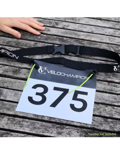 Cinturón de Correr VeloChampion Ajustable para Triatlón y Maratón 2