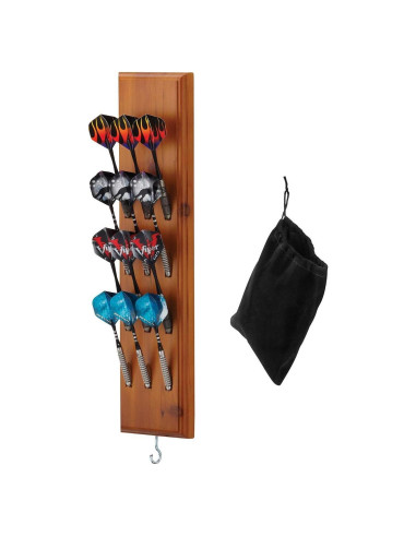 Soporte de Dardos Viper Caddy Madera Maciza para 12 Dardos