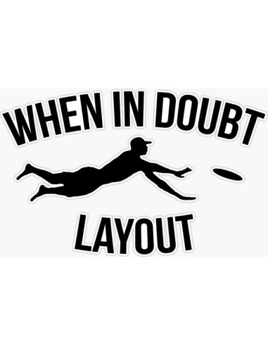 Calcomanía de Vinilo Deportes Ultimate Frisbee Vision Signs 12.7 cm