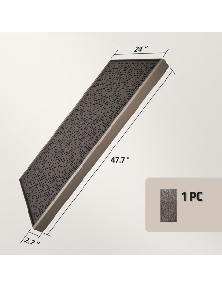 Panel Acústico UMIACOUSTICS Helmholtz 121x61 cm Oro-Marino