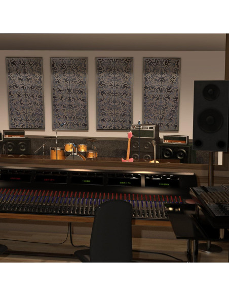 Panel Acústico UMIACOUSTICS Helmholtz 121x61 cm Oro-Marino