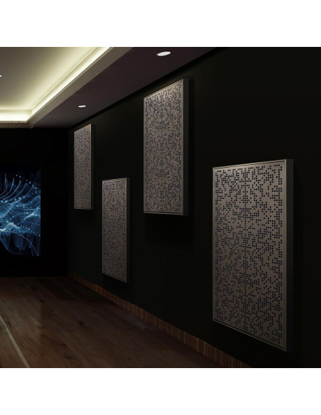 Panel Acústico UMIACOUSTICS Helmholtz 121x61 cm Oro-Marino