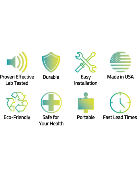 Hoja de Aislamiento Acústico Audimute 243.84x121.92 cm Acero