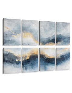 Paneles Acústicos Decorativos ARPEOTCY 8 Piezas 121.9x81.3cm