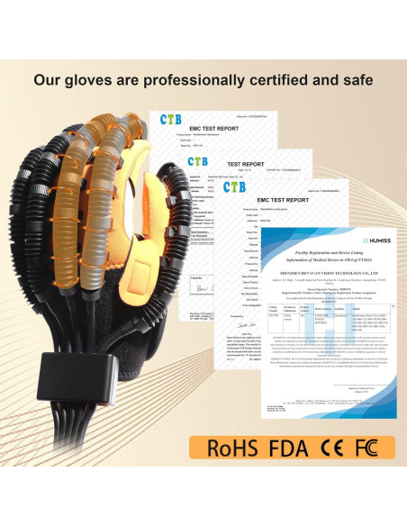 Guantes Robóticos de Rehabilitación YIOCHOS Mejorados M