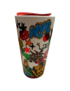 Taza Cerámica Starbucks Edición Limitada 2025 NYC 12 oz