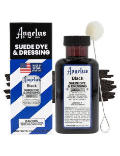 Tinte Líquido Premium Angelus 3 oz para Suede Negro