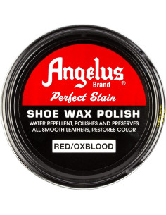 Cera para zapatos Angelus Perfect Stain 85g color burdeos 2