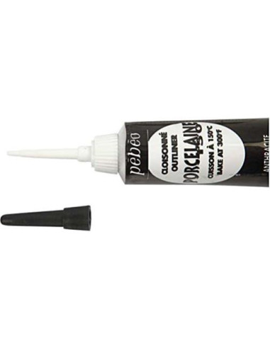 Pintura para Porcelana Pebeo Porcelaine 150 - Negro Antracita 20ml