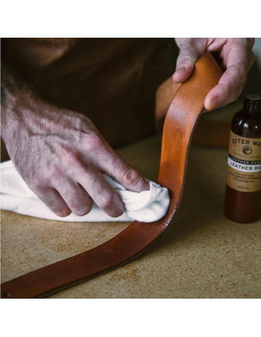 Aceite para Cuero Otter Wax 5oz - Acondicionador Natural Premium