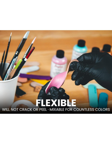 Pintura Acrílica Angelus 30 ml Marrón Rico para Cuero