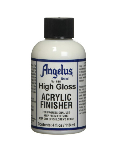 Acabado Acrílico Brillante Angelus 118.3 ml para Cuero