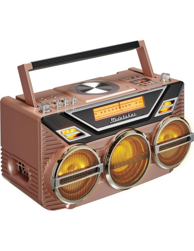 Boombox Retro Studebaker Avanti con Bluetooth y CD 5.12kg