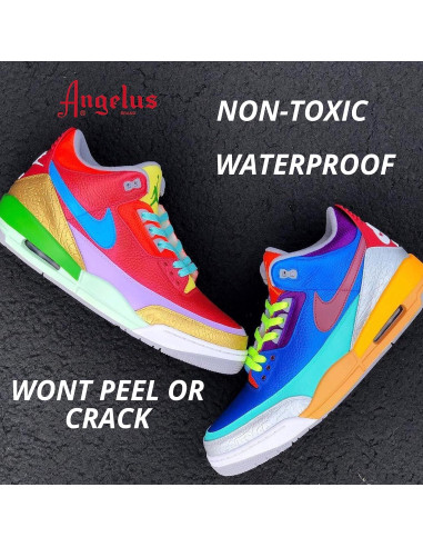 Juego de Pintura Acrílica para Cuero Angelus 12 Colores 118 ml