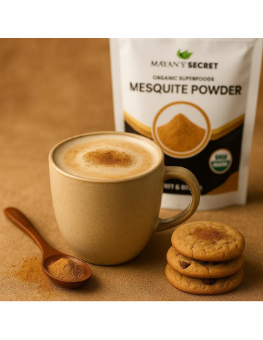 Polvo de Mesquite Orgánico USDA 450g - Superalimento Vegano