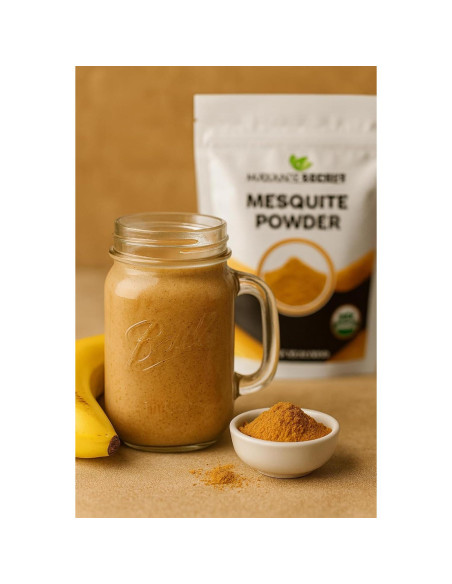 Polvo de Mesquite Orgánico USDA 450g - Superalimento Vegano