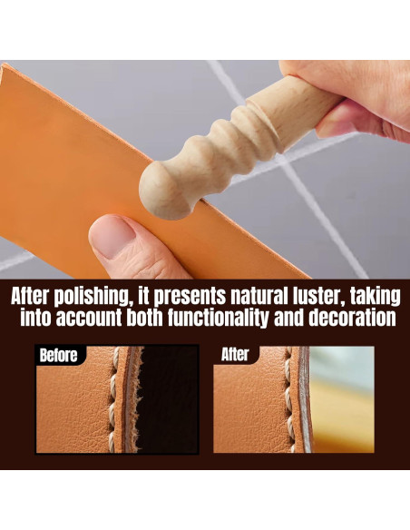 Sellador de Bordes de Cuero JAOJAO 60ml Acabado Brillante