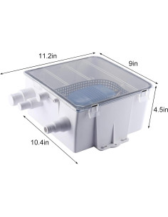 Bomba de Drenaje de Ducha Marina NovelBee 750 GPH 24V 2