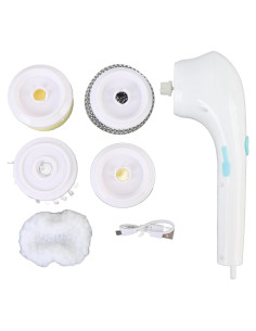 Cepillo Eléctrico de Limpieza NINESHE con 5 Cabezas Recargable