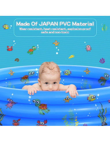 Piscina Inflable Redonda VIVI MAO 122cm para Bebés