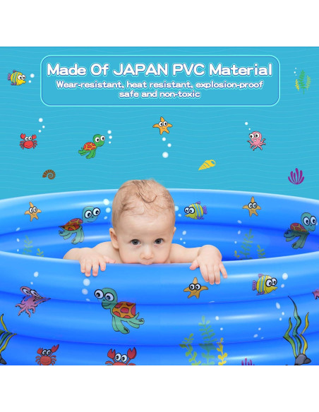 Piscina Inflable Redonda VIVI MAO 122cm para Bebés