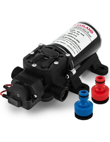 Bomba de Agua GASLAND 12V CC 6.06 LPM 65 PSI para RV y Jardín