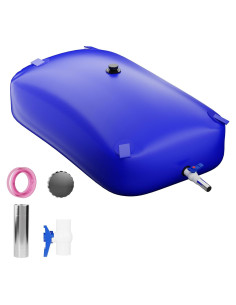 Tanque de agua portátil ZXZYHFTY 110L PVC azul resistente