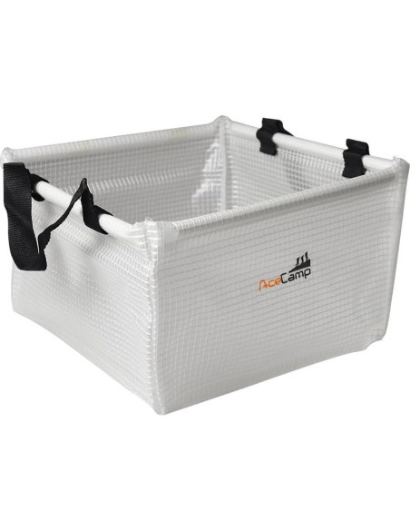 Lavabo Plegable AceCamp 10L Cuadrado Vinilo Camping