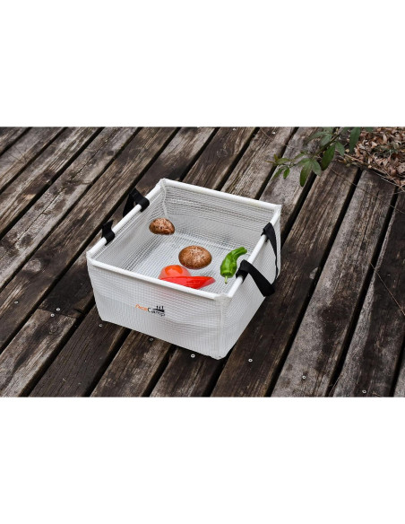 Lavabo Plegable AceCamp 10L Cuadrado Vinilo Camping