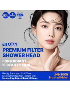 Filtro de Ducha ATOJET JNE300 Cromo 1 Mes Carbono 2